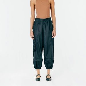 Tibi Crispy Nylon Wilt Jogger